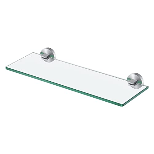 KES Glasregal Glasablage für mit 8MM Hartglas Duschablage Duschregal SUS304 Wandmontage Gebürstet, A2024S41 2
