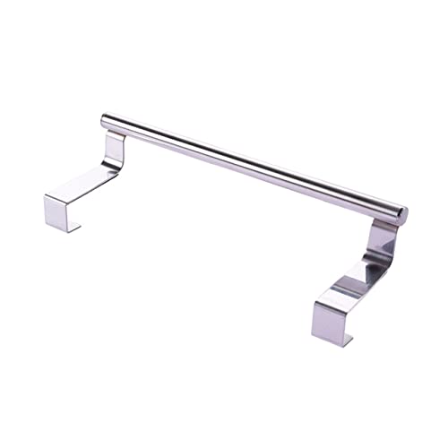 STOBAZA Handtuchhalter Kitchen Towel Rack handtuchregal Badezimmer Bathroom Towel Holder Hängeregal Türorganisator Wand Edelstahlgestell Bar-Organisator Rostfreier Stahl Aufhänger Geschirr