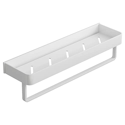 Jolsaawie Weißer Raum Aluminium Badezimmer Regale Einstöckiges Rack Shampoo Regal Küche Regal Badezimmer Handtuch Bar Rack